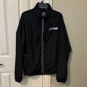 NWT Black Windbreaker Jacket by Iron Gear. Size M